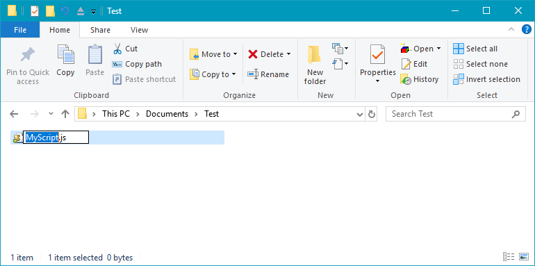 File Rename edit box