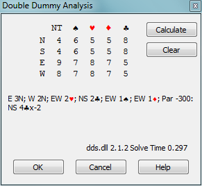 DDA dialog